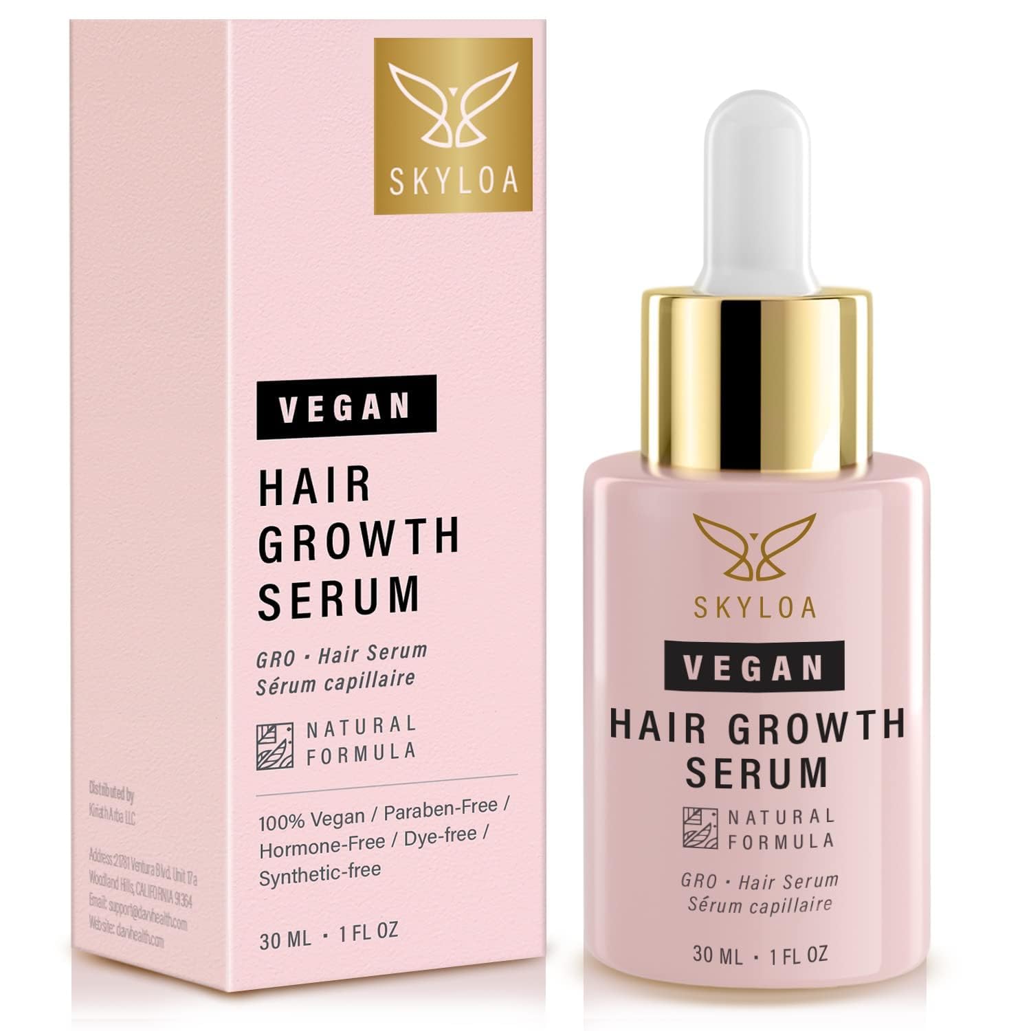 Amazon.com : Hair Growth Serum: Veganic Natural Hair Growth Oil